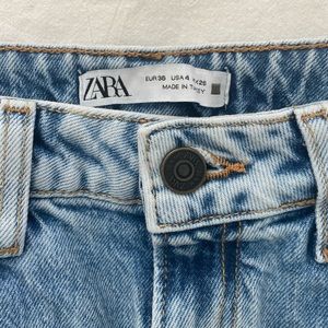 Zara high rise flare jeans size 26